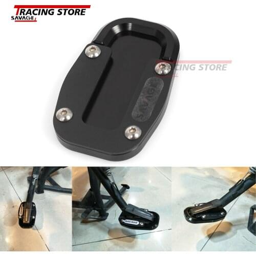 2010-2020 CNC Side Kickstand Stand Extension Plate For DUCATI Multistrada 1200 S DVT Scrambler C 18 2019 Motorcycle Accessories
