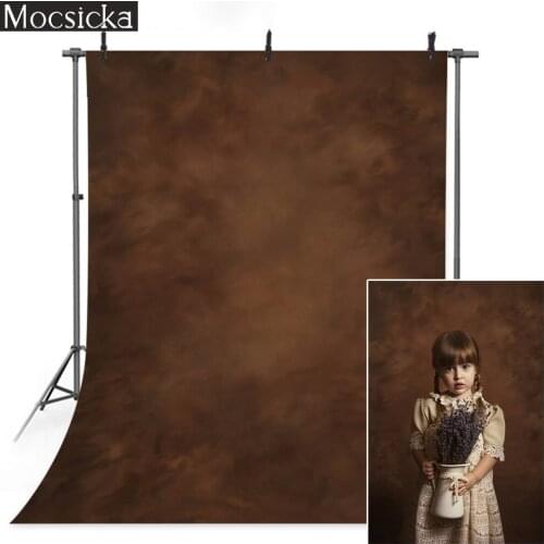 Abstract Portrait Photography Backdrop Photo Studio Newborn Baby Kids Birthday Art Background Retro Brown Old Master Photocall
