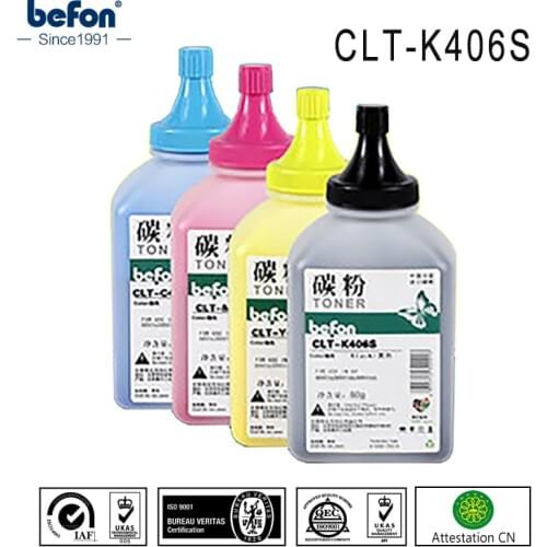 Befon Refill color Toner Powder compatible for CLT-K406S K406S 406S 406 P360 360 365 366 CLS3305 3305 3300 3306fn 3306 C410W