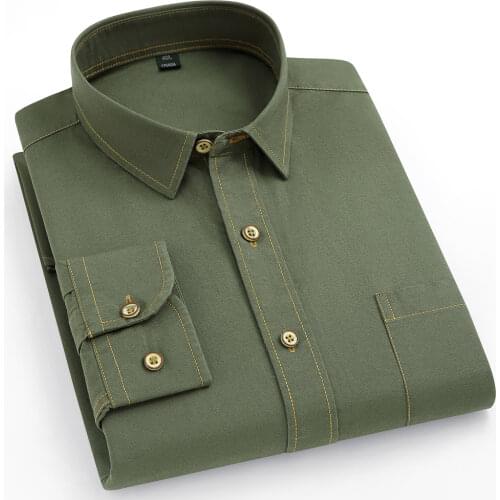 BOLEEBIRD Mens Denim Shirts