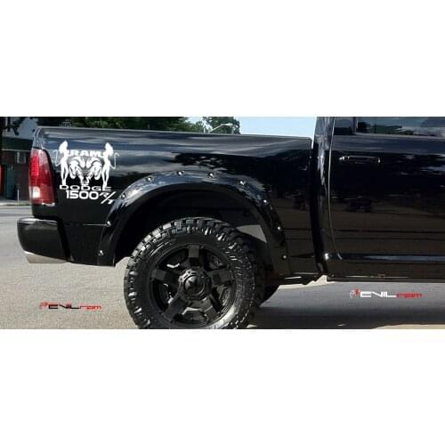 For 2Pcs/Pair Dodge Ram 1500 RT Truck Bed Box graphic decal sticker kit custom mopar