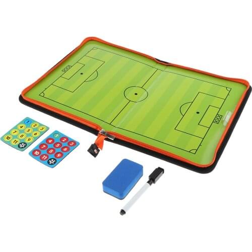 Soccer Coaching Board Strategy Tactics Clipboard Football Game Match Training Plan Accessories