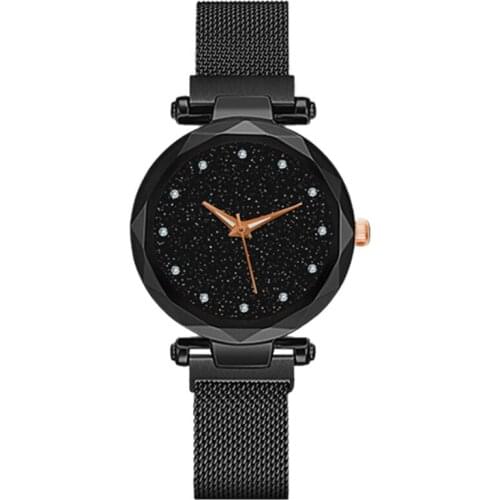 Quartz Wristwatches Sell Like Hot Cakes The Starry Sky The Magnet Clasp Female Womens Watches