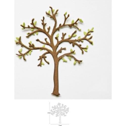 Big tree 85*75mm Metal Cutting Dies new die template for DIY Scrapbooking Album Decor Embossing Paper Card Crafts Die Cut