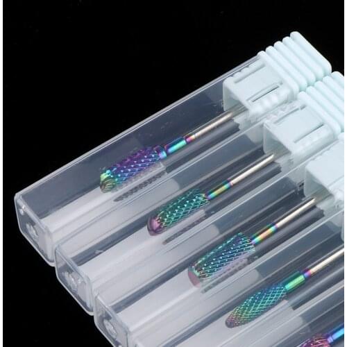 5pcs 3/32 Nail Drill Bit Set Polish Grind Tools Kit - High Strength and Durability for Electric Drill Pen