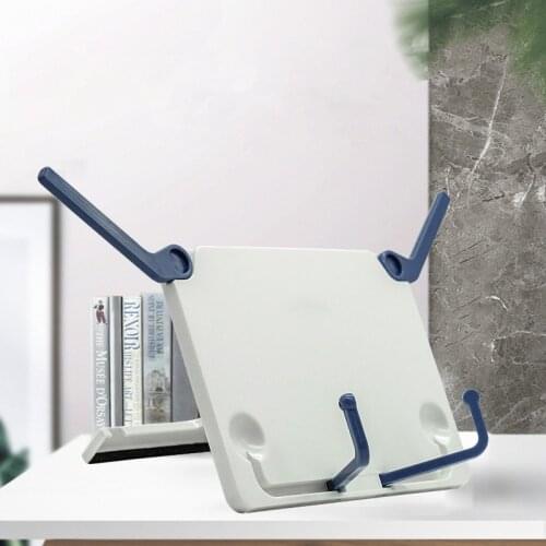 0-180 degrees adjustable Bookend Stand Reading Holder Book Recipe Shelf Folding Holder Organizer for Music Score Recipe Tablet
