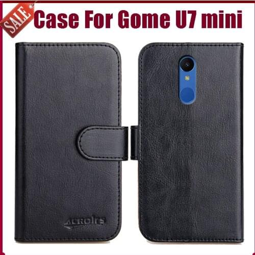 Luxury Flip Leather Case for Gome U7 mini Case 100% Special Wallet Cover For Gome U7 mini Funda Card Holder Mobile Phone Bag