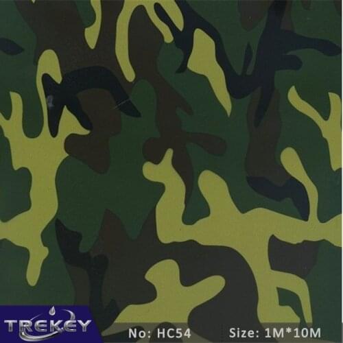 [Width 1M] Camouflage Military Pattern Water Transfer Printing Film ,10 Square Meter Hydro Dipping Film, HC54