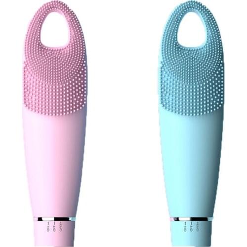 Silicone Face Washing Machine Electric Skin Deep Washing Massager Waterproof Vibration Facial Cleansing Brush Face Care Tool