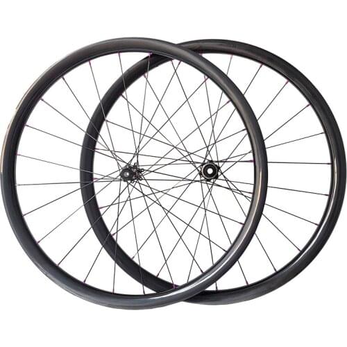 Light 1266g 29in 31mm Tubeless carbon wheelset UD glossy Novatec D411SB D412SB 6-bolt center lock HG XD 24H wheels race bicycle