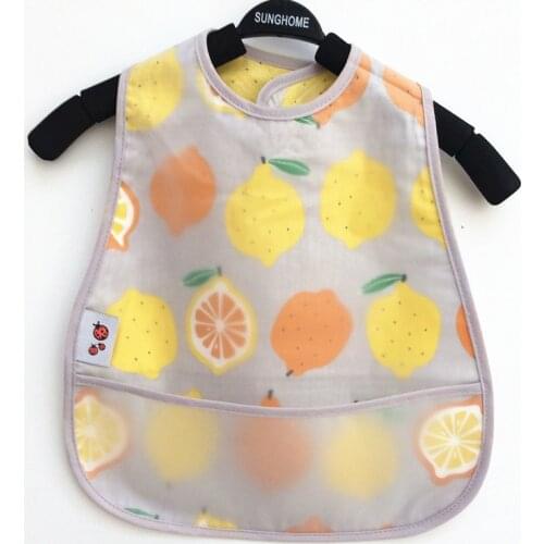 Waterproof Sleeveless Bibs Children Apron Adjustable Feeding Smock Bibs Kids Eating Dinner Breastplate Baby Bavoir Clothing