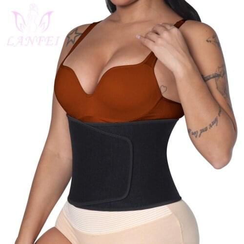 LANFEI Women Waist Trainer Corset Slimming Belt Gym Body Shapers Fajas Weight Loss Sauan Sweat Girdle Shapewear Trimmer Belts