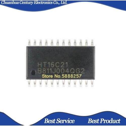 2 pcs/lot HT16C21 SOP24 New and Original In Stock