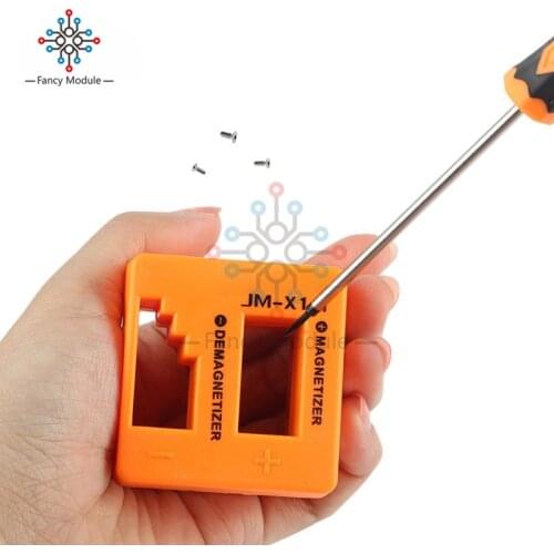 2 in 1 Quickly Porcelain Demagnetizer Magnetizer Filling Screwdriver Tool for Screwdrivers Tip Professional Screw Bits