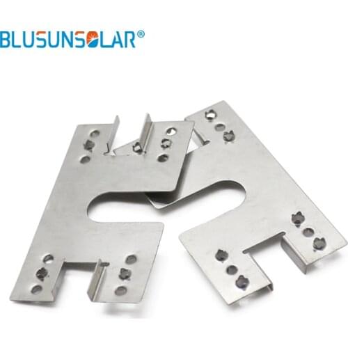20 piece a lot Grounding Clip 28*50mm use in Solar Mounting System Grounding gasket Solar Installation Clamp