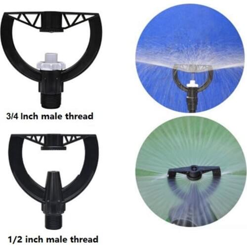 20pcs 1/2''/3/4'' Male Thread 360 Degree Spray Sprinklers High Quality Long Service Life Garden Home PE PPR PIPE Emitter Fitting