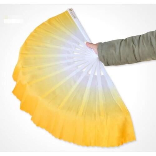 5 Colors Chinese Silk Hand Fan Belly Dancing Short Fans Stage Performance Fans Props for Party LX7026