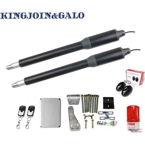 Automatic Electronic Gate Opener Linear Actuator With Remote Control & infrared beam sensor And Alarm Light For Butterfly Gate