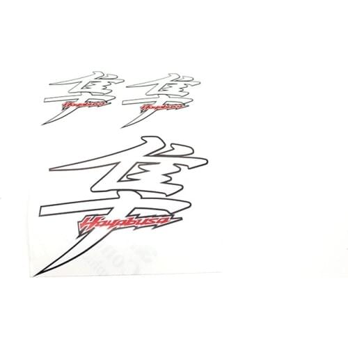 K-sharp MOTORCYCLE HELMET WHITE OR BLACK VINYL STICKER FIT SUZUKI HAYA