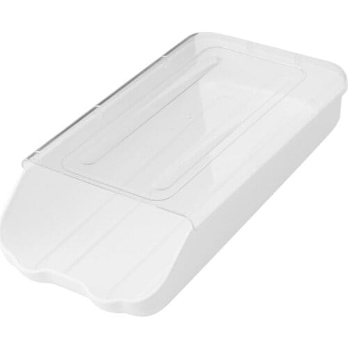 Household Fresh Keeping Cover Kitchen Storage Box Sorting Tray Drawer Type Superposed Refrigerator Egg Box