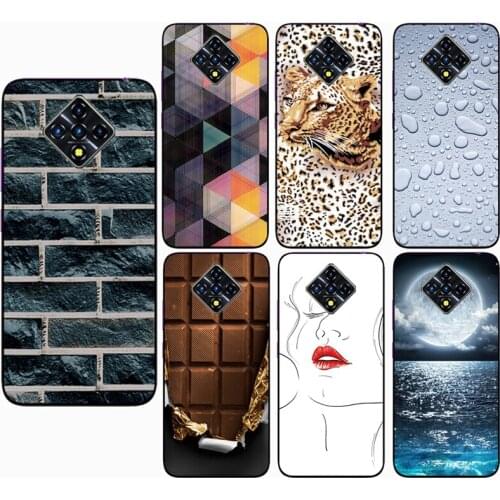 Animal Colorful Case for Infinix Zero 8i Silicone Soft Covers for Infinix Zero 8 X687 Case Protector Baicvery Back Covers