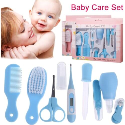Baby Health Care Set Portable Newborn Baby Tool Kits Kids Grooming Kit Safety Cutter Nail Care Set YH-17