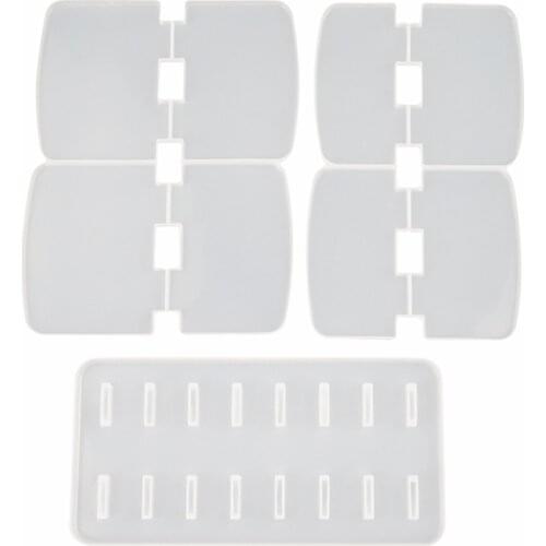 DIY Makeup Tray Resin Mold Makeup Storage Dish Casting Mould Eyeshadow Silicone Molds