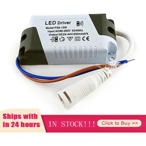LED Driver 240mA Transformer Constant Current Power Supply Unit 3W-24W AC85-265V Driver Plastic Shell For Lamp Led Driver