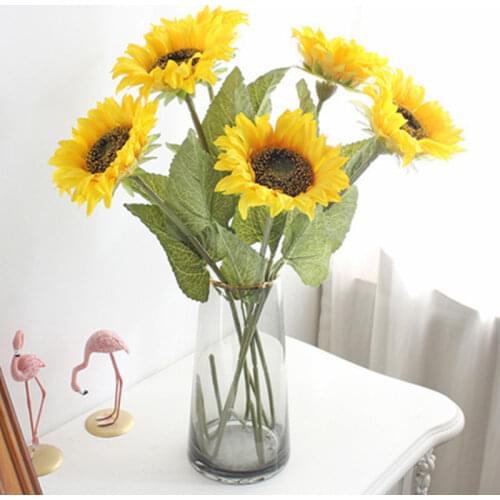 Искусственные подсолнухи DZQ China At AliExpress