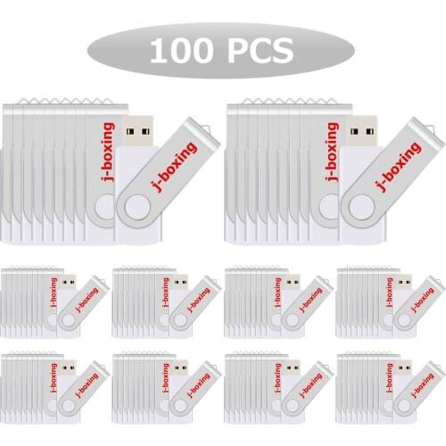 100 Lots 256MB Pendrive USB Flash Drive Metal USB Memory Stick for Desktop Laptop J-boxing Small Capacity Flash Stick Multicolor