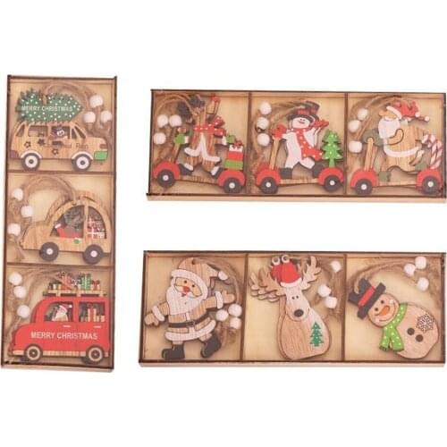 Ing Ornaments - Indoor Outdoor Holiday and Christmas ing Tree Yard Decorations Xmas Package Gift Decorative - 9 Pieces