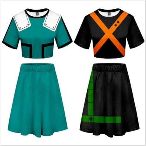Boku No Hero Academia My Hero Academia Cosplay Costume Bakugou Katsuki OCHACO URARAKA Todoroki Shoto All Might Dress