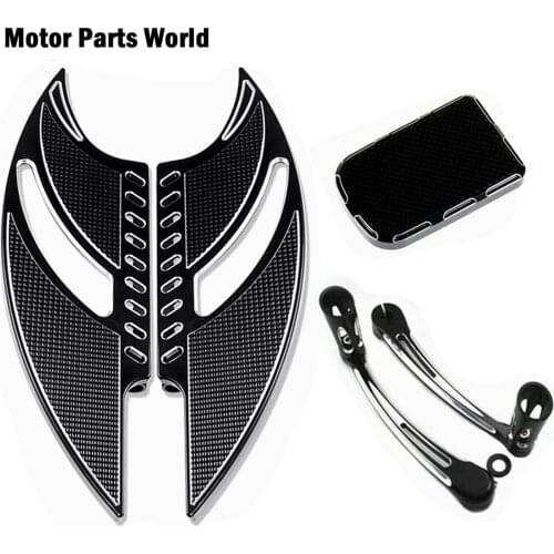 Motorcycle Heel Toe Shift Lever Front Floorboard Brake Pedal For Harley Touring Electra Glide FLHT EFI FLHTI CVO Limited FLHTKSE