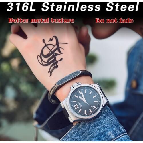 Beier retro cast titanium steel couple bracelet men and women simple fashion opening fashion bracelet LBRG-021