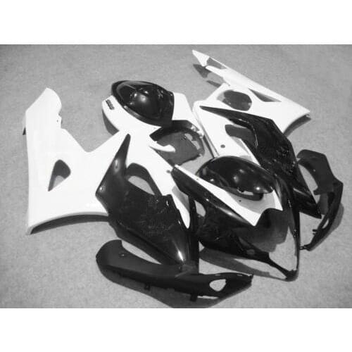 Injection mold Fairing kit for GSXR1000 05 06 GSXR 1000 K5 2005 2006 ABS white black Motorcycle Fairings Set+gifts SD60