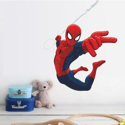 Boy have a dream spiderman wall stickers for kids room decorative adesivo de parede pvc wall decal poster