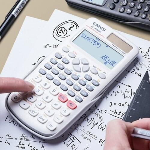 Brand New Fx-991es-c Original Scientific Calculator 471 Functions for School Office Two Ways Power Solar and Battery for Office