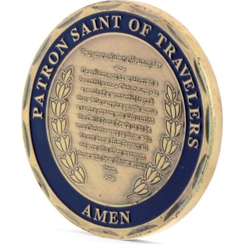 St. Christopher Patron Saint Of Travelers Commemorative Challenge Coin Collection