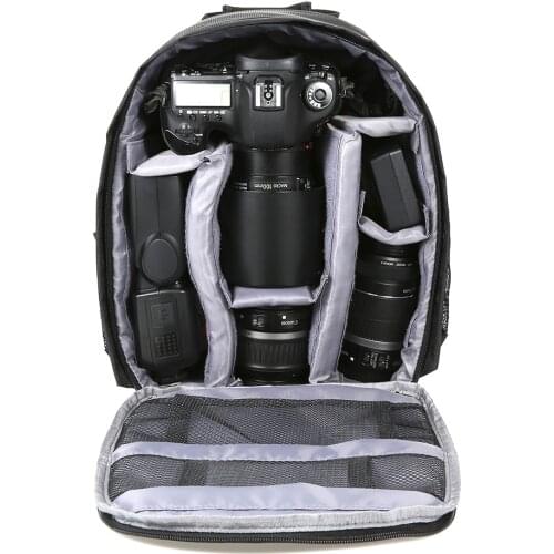 Outdoor Wear-resisting Water-resistant DSLR Digital Camera Bag Backpack Outdoor Camera Photo Bag Case for Nikon/ for Canon/DSLR