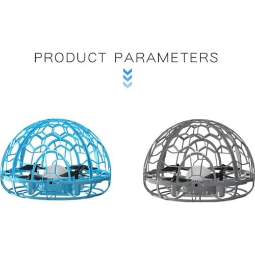 KaKBeir Flynova Pro Rotating Flying Ball Colorful Light Smart Flying Ball Grid Protective Handheld Aircraft