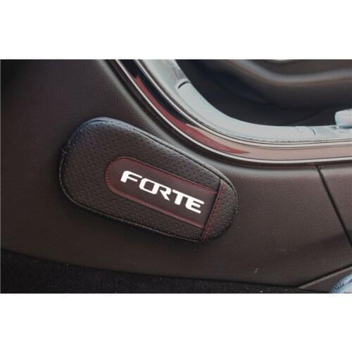 High Quality Leather Leg Cushion Knee Pad Car Door arm pad Interior Car Accessories For Kia Forte