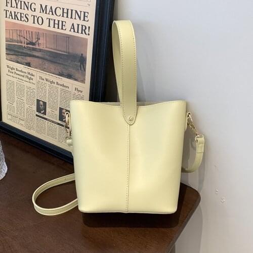 High Quality Women Small Pu Leather Handbags Fashion Ladies Purse Shouder Bucket Bag Designer Female Crossbody Bags for Women