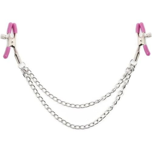 Nipple Chains Clamps Metal Sex Toys Flirt Toys Nipple Clips For Women Adult Games For Couples