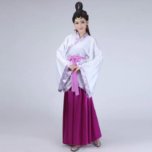 Lady hanfu chinese traditional ancient tang suit Hanfu costumes adult female womens hanfu dress stage costumes hanfu dresses