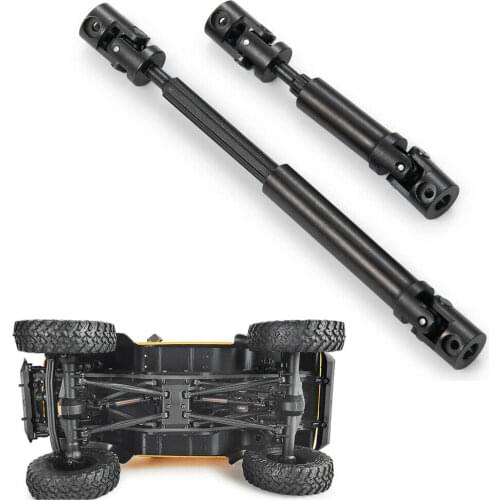 1Pair Lightweight Metal Driveshaft Shaft for Axial SCX24 90081 RC Model Car Upgrade Replacement Accessories