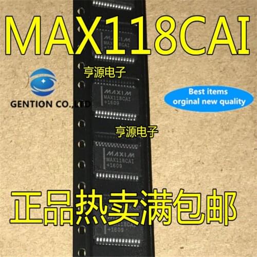 10Pcs MAX118 MAX118CAI MAX118EAI SSOP-28 Analog to digital converter in stock 100% new and original