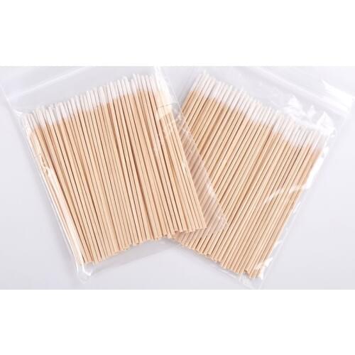 200pcs Permanent Makeup Tools Cotton Swab Disposable Health Ear Jewelry Clean Sticks Eyelash Extension for Microblading Eyebrow