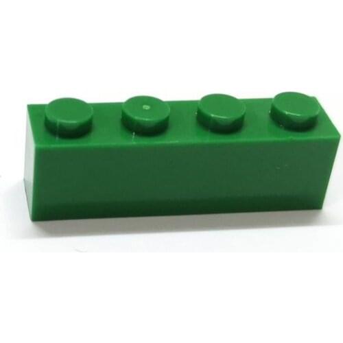 50PCS/lot DIY Building Blocks 1x4 Dots 16Color Assemblage Educational kids Toys for children Size Compatible With lego