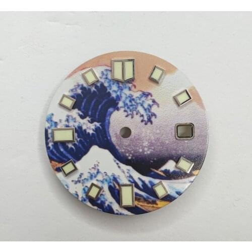 Watch Parts 28.5mm Sterile Dial Luminous Watch Dial Luminous Suitable For NH35A NH36 movement 51