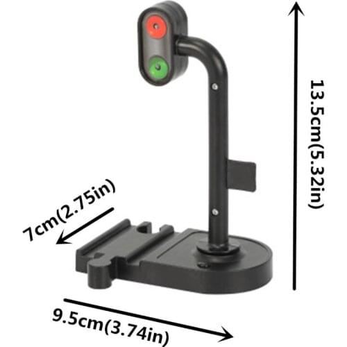 Scene Rail Transit traffic lights Signal Light Accessories Wooden Track